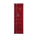 Konto Industrial Tall Wardrobe - Red