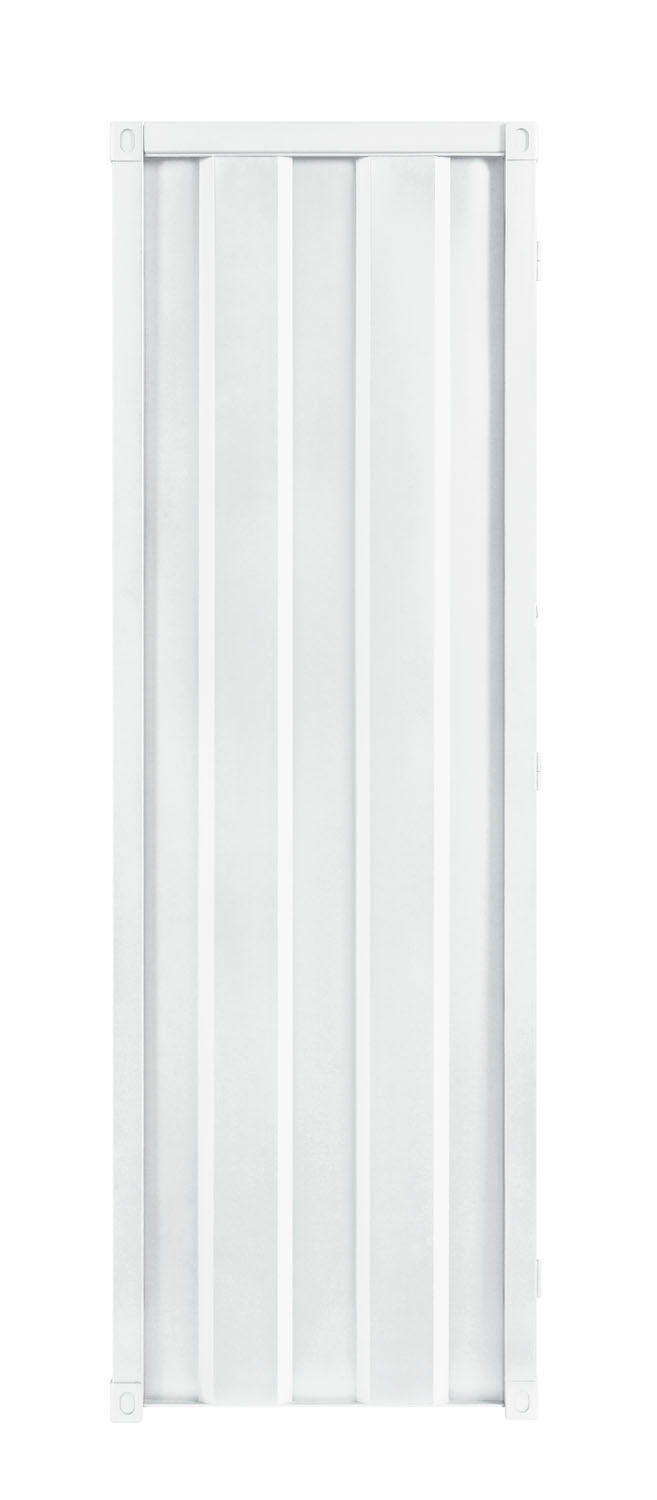 Konto I Industrial Tall Wardrobe - White