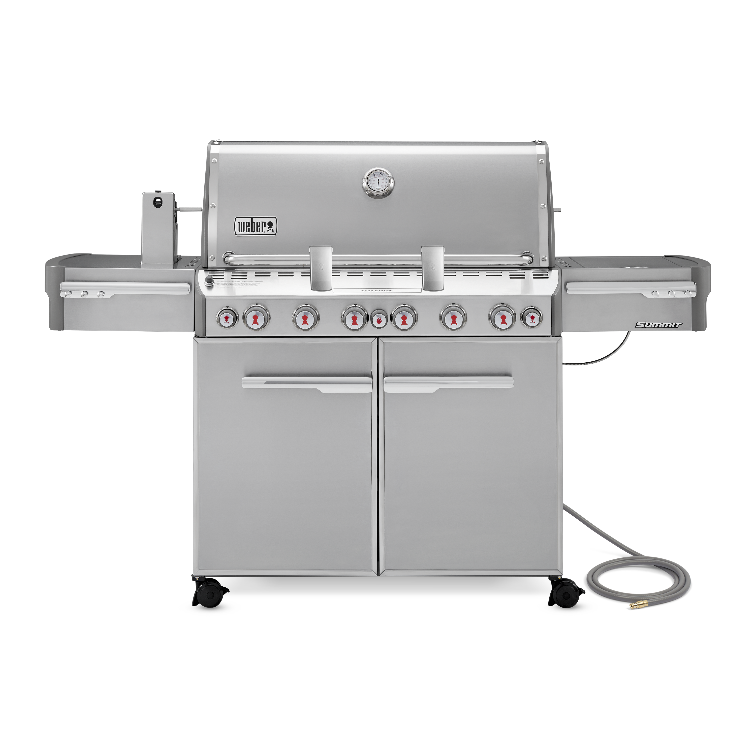 Weber Summit Stainless Steel S-670 6-Burner 100,000 BTU Natural Gas BBQ - 7470001