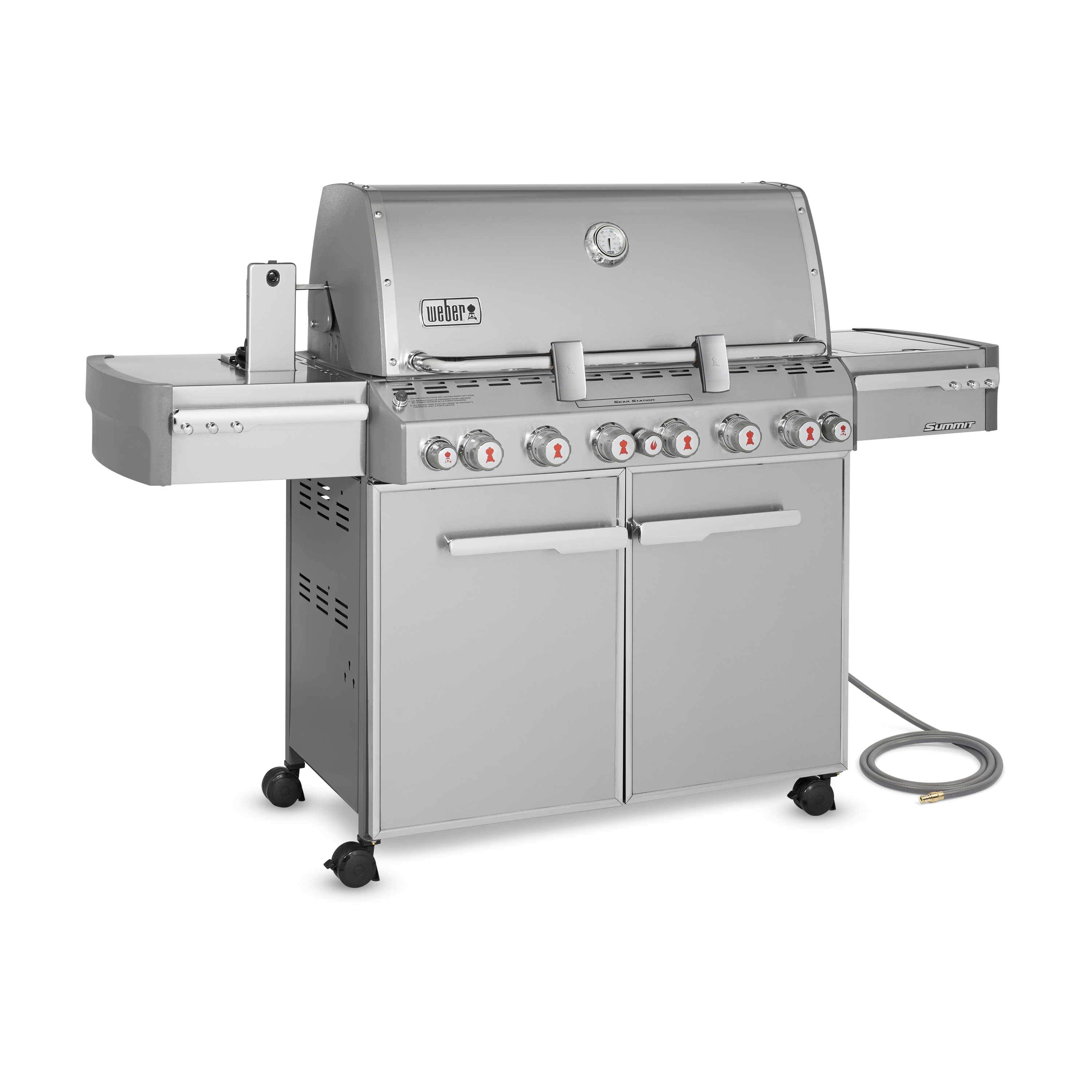 Weber Summit Stainless Steel S-670 6-Burner 100,000 BTU Natural Gas BBQ - 7470001