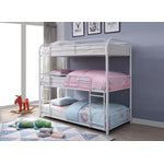 Tripley I - Full Bunk Bed - White