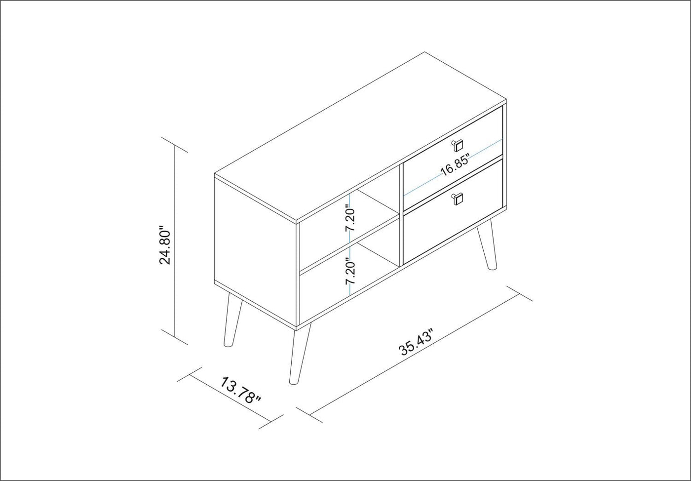 Lukulu TV Stand - White