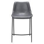 Teglberg Counter Height Stool - Dark Grey/Black - Set of 2