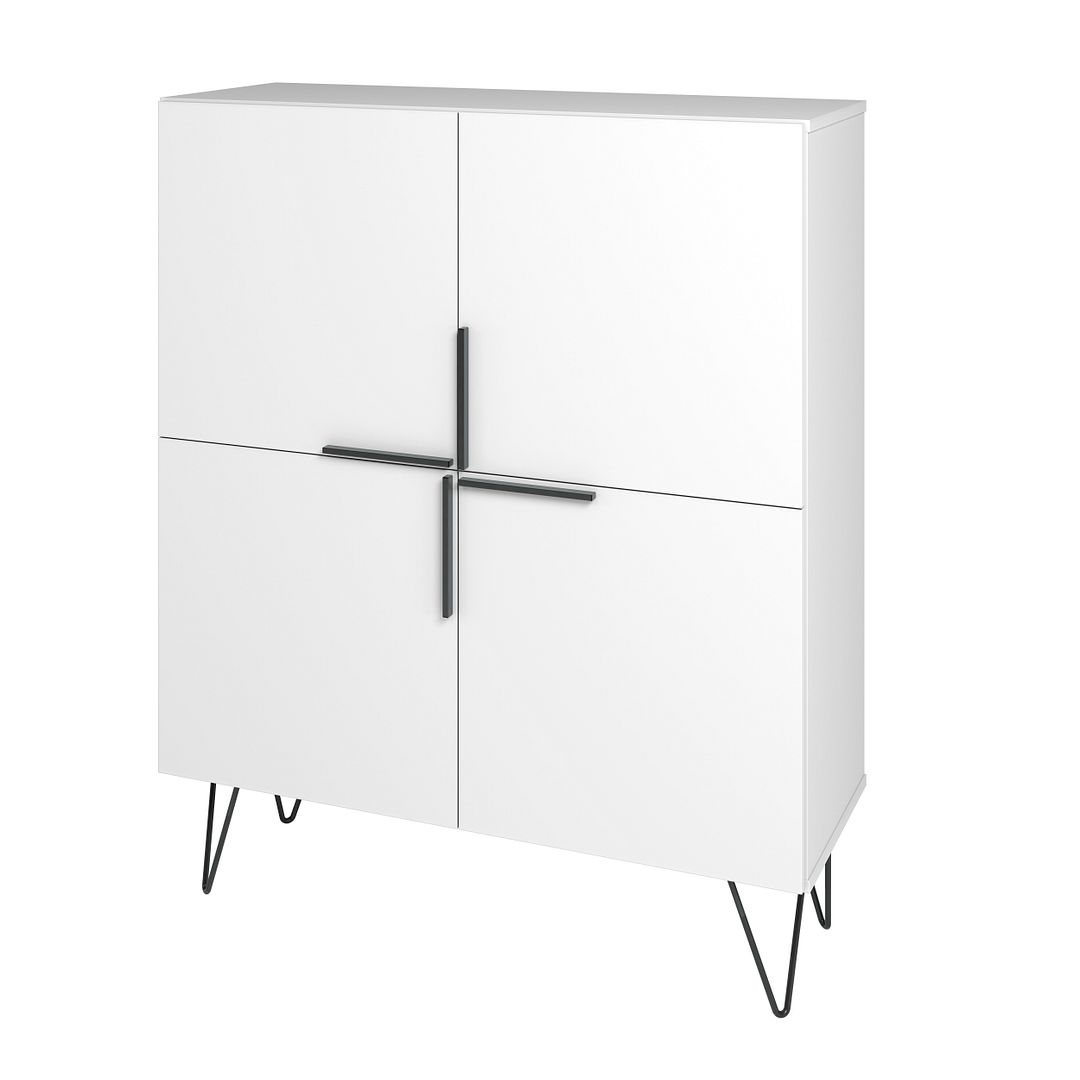 Velling Low Cabinet - White