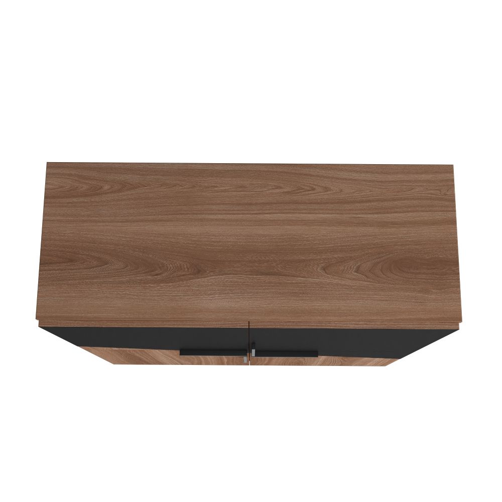 Velling Low Cabinet - Brown/Black