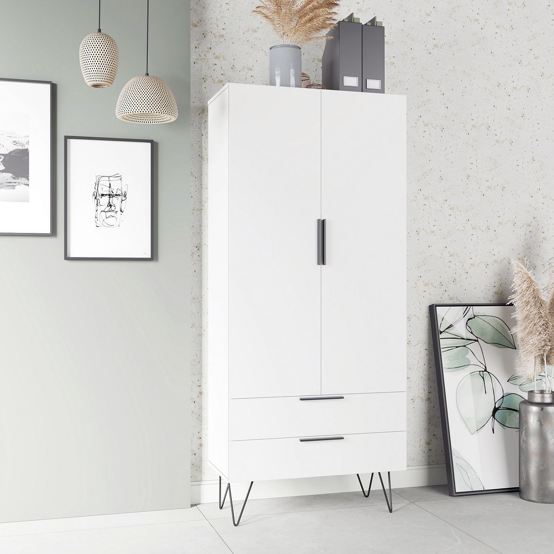 Velling Tall Cabinet - White