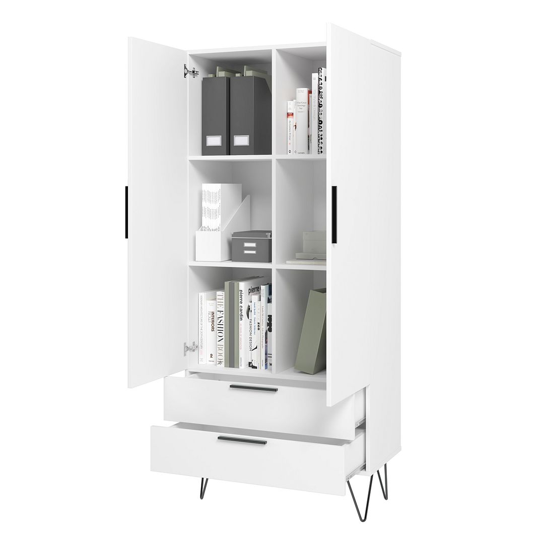 Velling Tall Cabinet - White