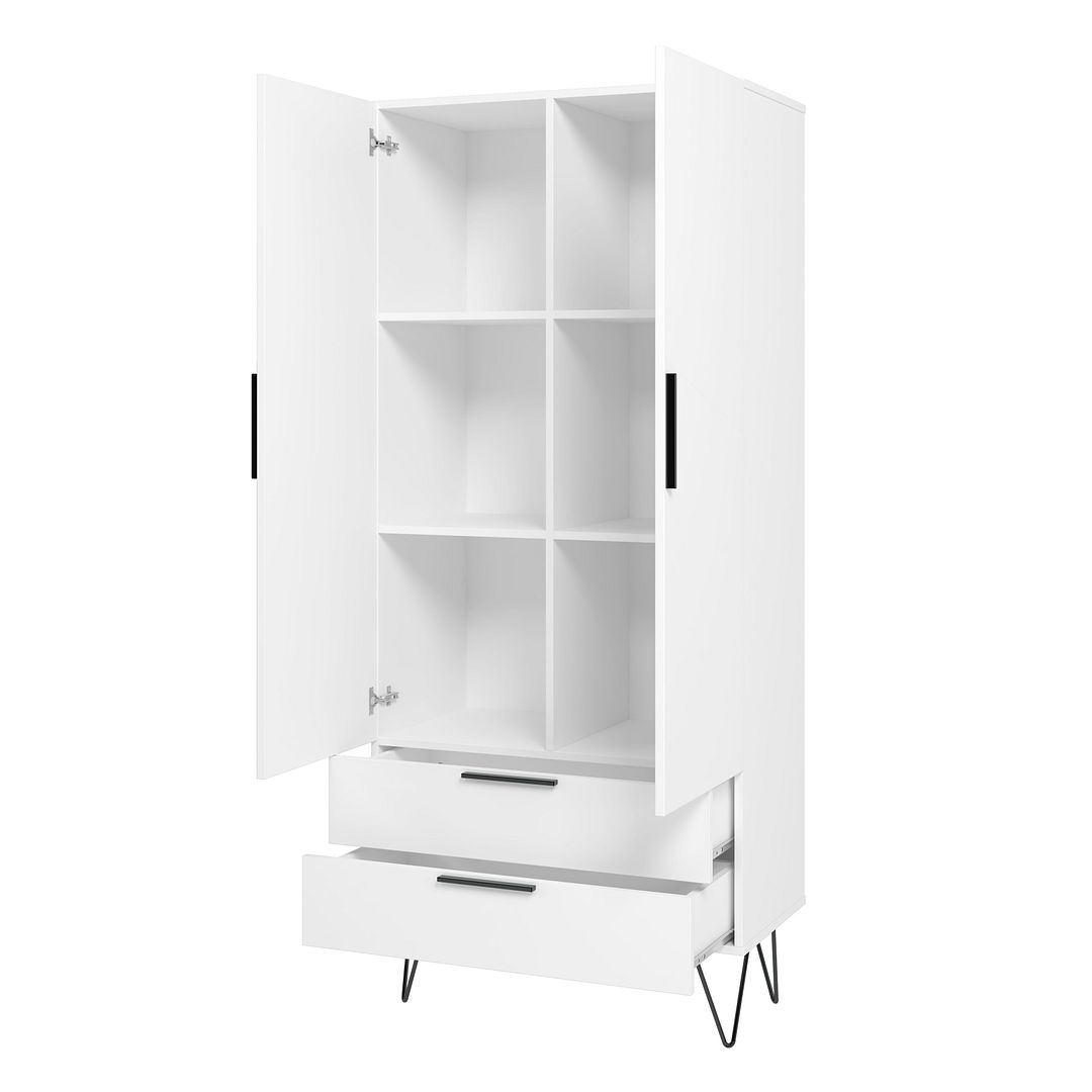 Velling Tall Cabinet - White