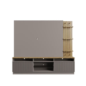 Norup 85" Entertainment Centre - Grey Gloss