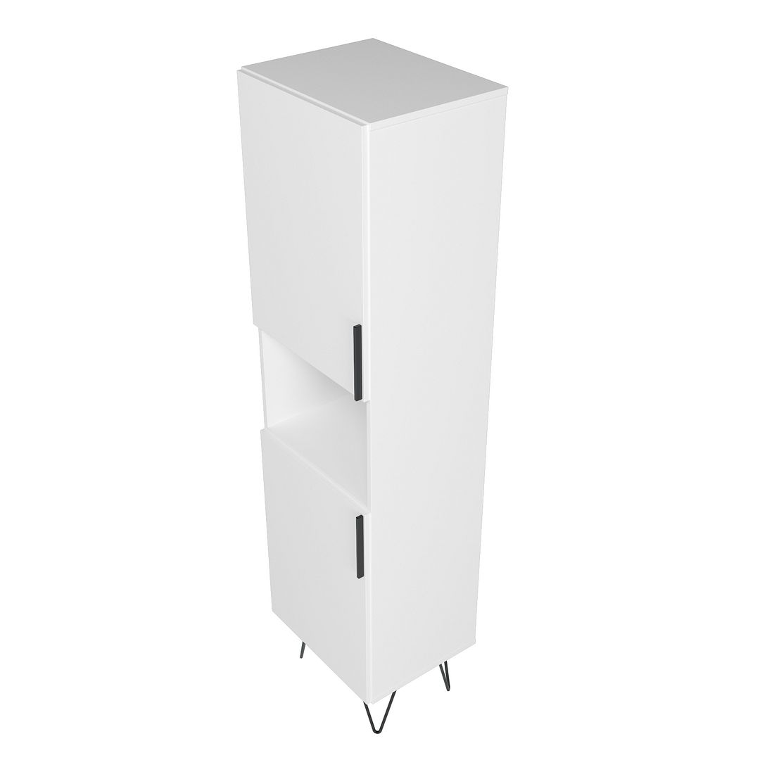 Velling Bookcase Cabinet - White