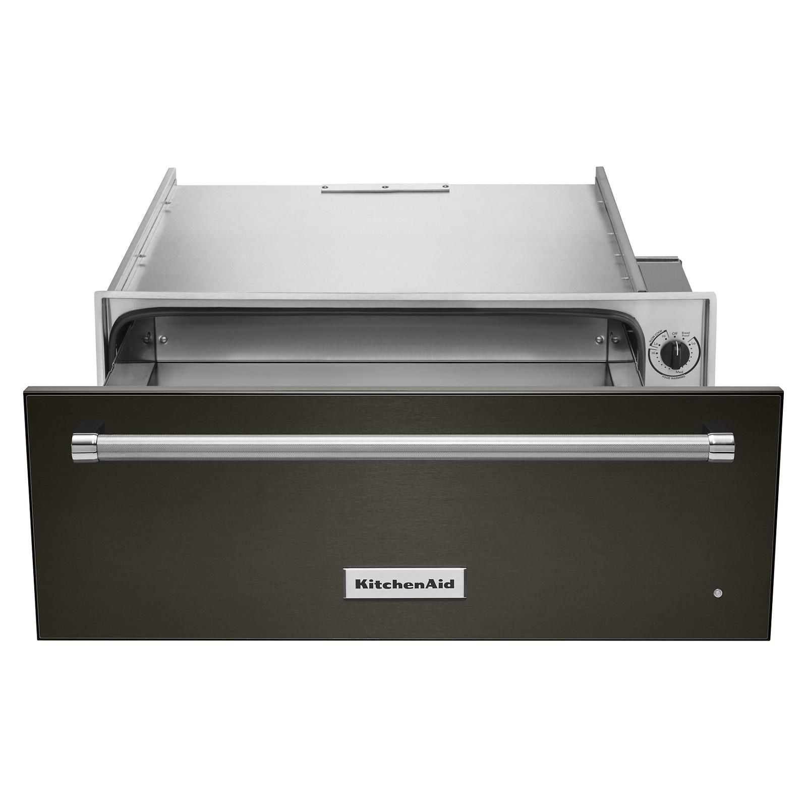 KitchenAid Black Stainless Warming Drawer (27 inch) - KOWT107EBS