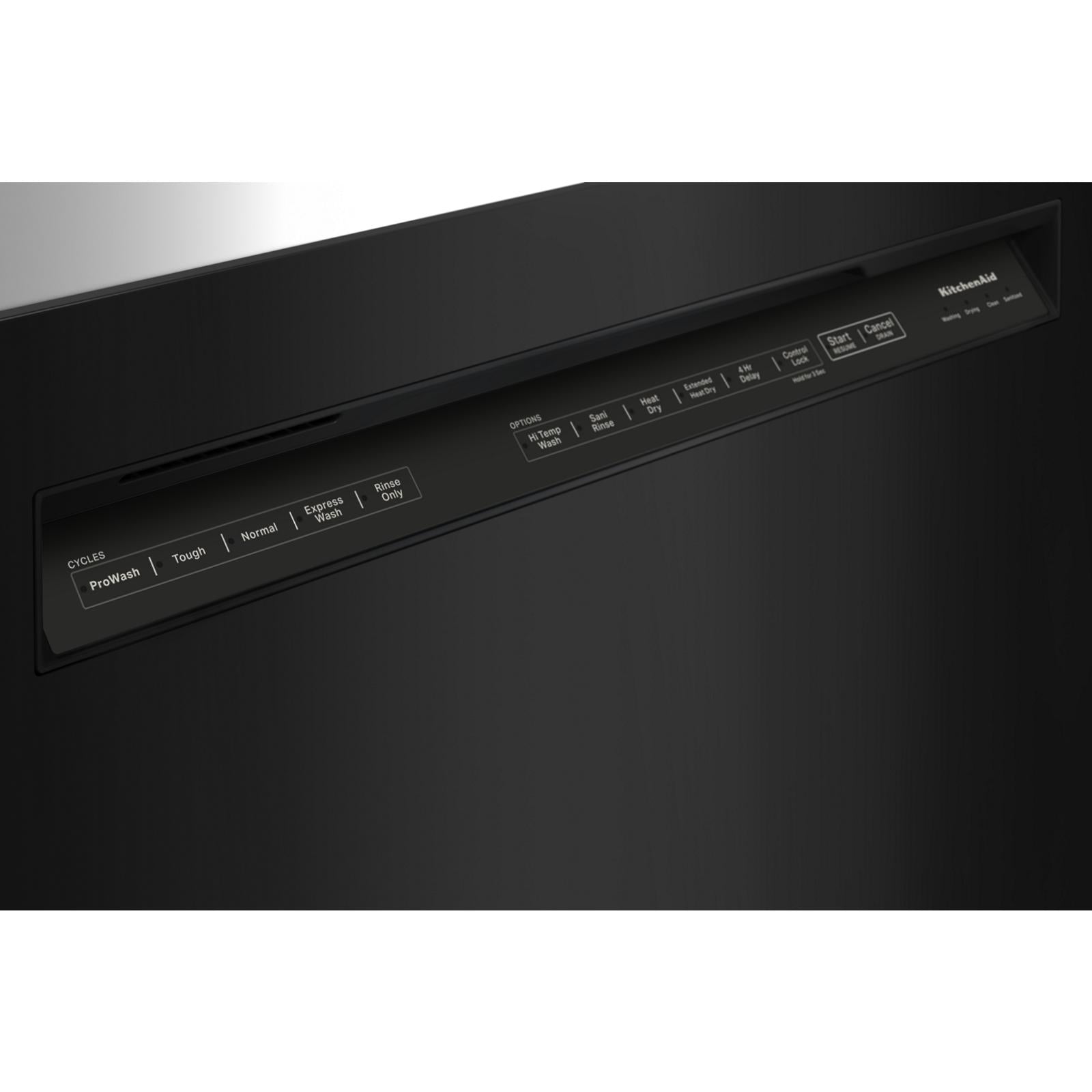 KitchenAid 24" Black Dishwasher (39 dBA) - KDFE204KBL