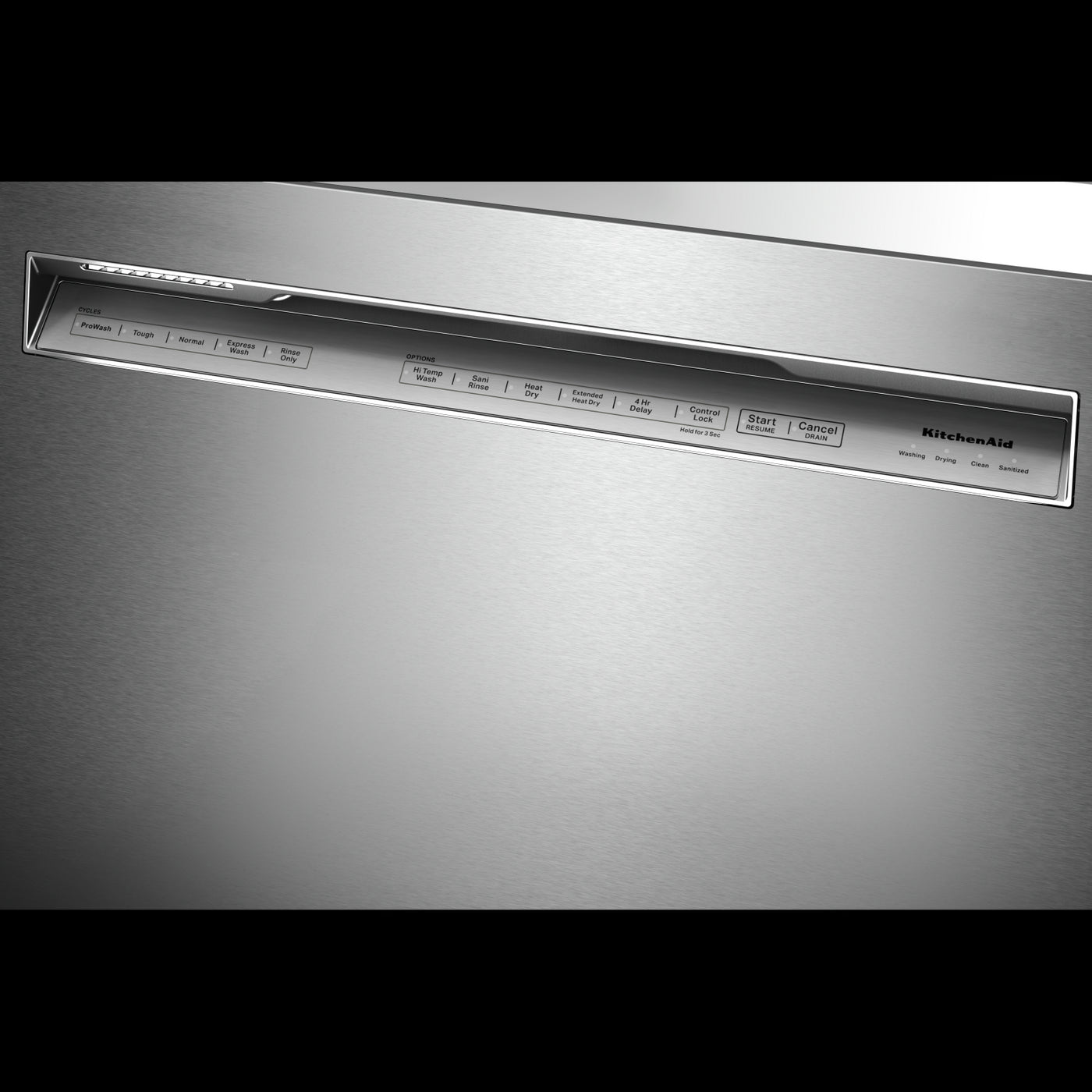 KitchenAid 24" Stainless Steel with PrintShield™ Finish Dishwasher (39 dBA) - KDFE204KPS