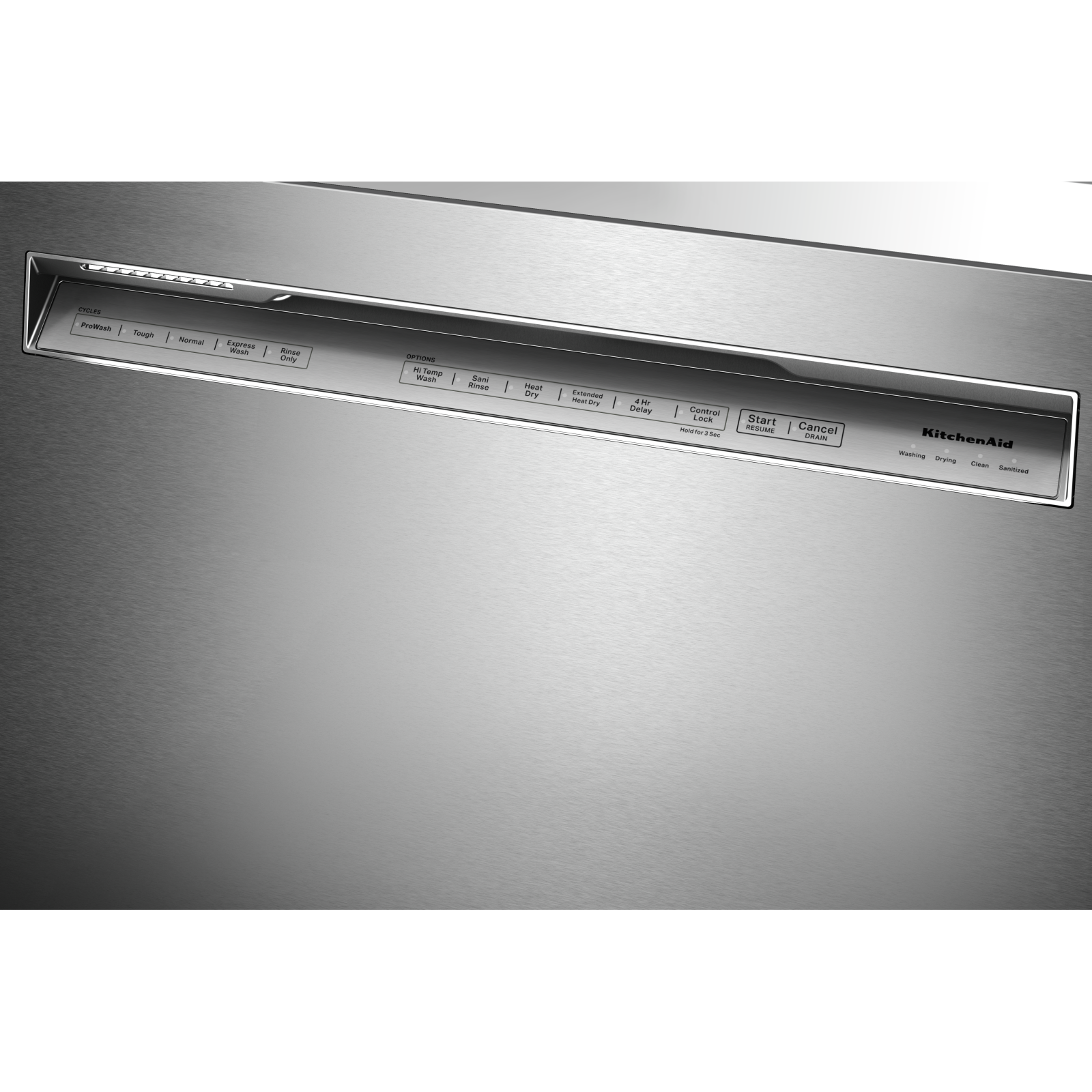 KitchenAid 24" Stainless Steel with PrintShield™ Finish Dishwasher (39 dBA) - KDFE204KPS