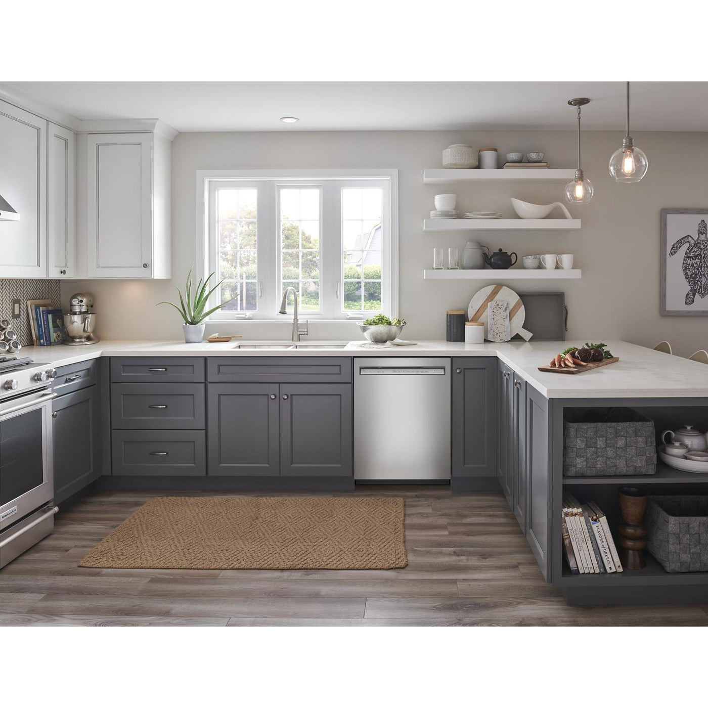 KitchenAid 24" Stainless Steel with PrintShield™ Finish Dishwasher (39 dBA) - KDFE204KPS