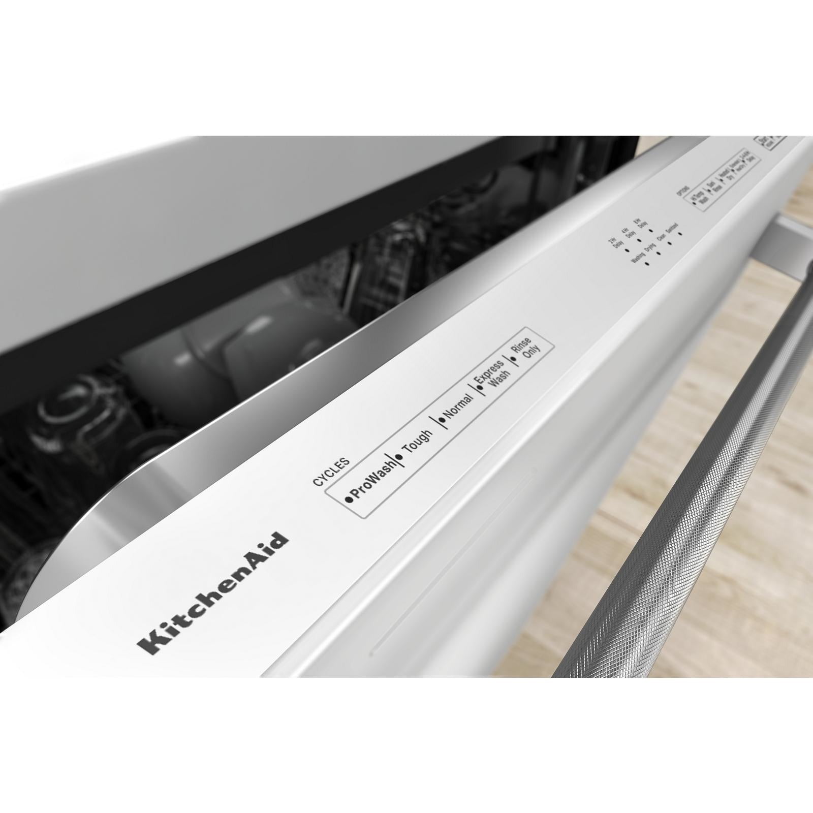KitchenAid 24" PrintShield Stainless Dishwasher with Third Rack (39 dBA) - KDTE204KPS