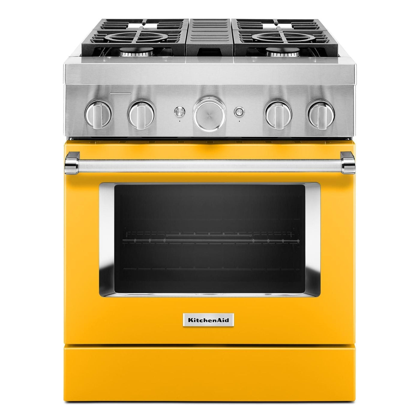 KitchenAid Yellow Pepper Smart Dual Fuel Freestanding Range (4.1 Cu. Ft.) - KFDC500JYP