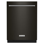KitchenAid® Black Stainless 24" Dishwasher with Towel Bar Handle - KDTM804KBS