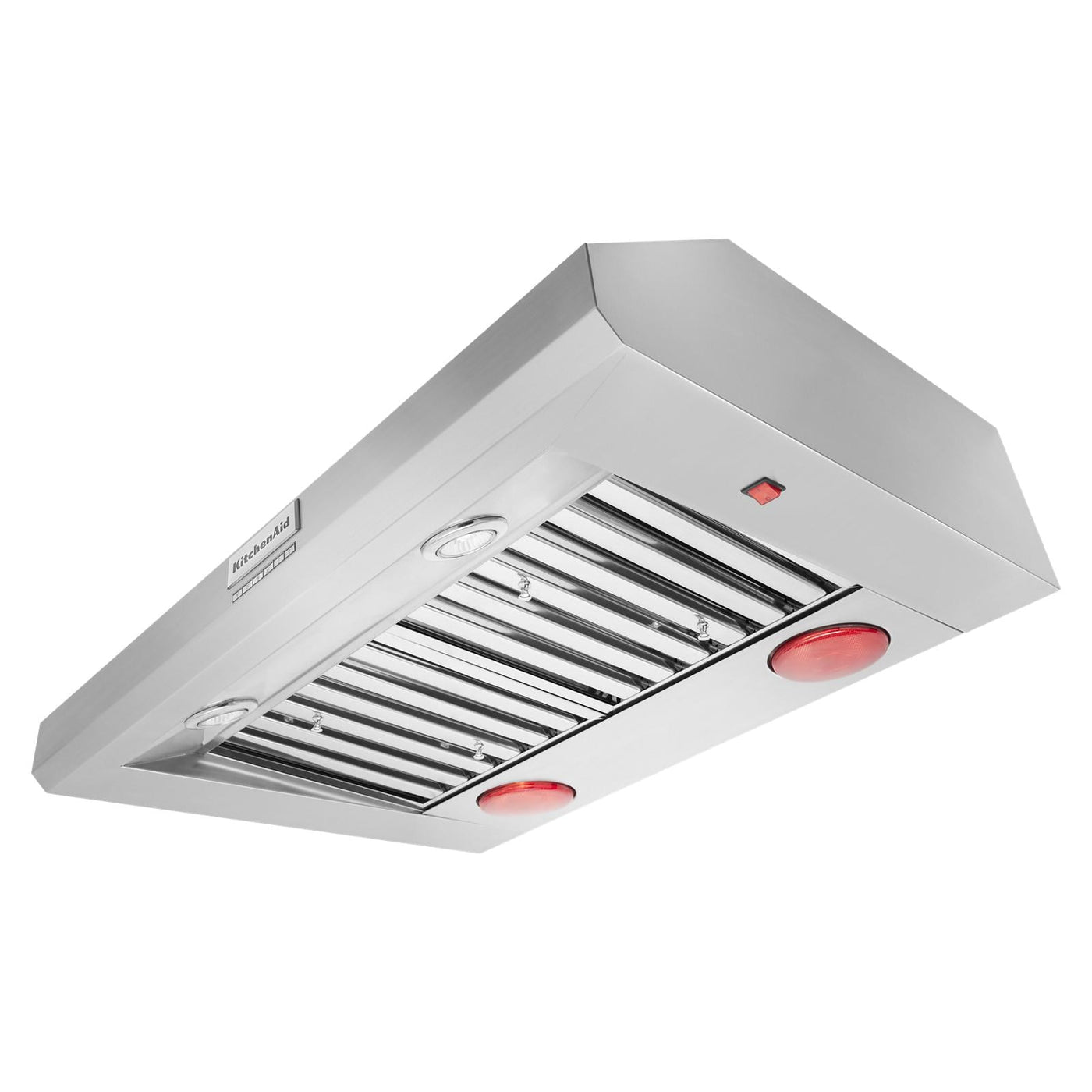 KitchenAid Stainless Steel 36" Commercial-Style 585-1170 CFM Wall-Mount Canopy Range Hood without motor - KVWC956KSS