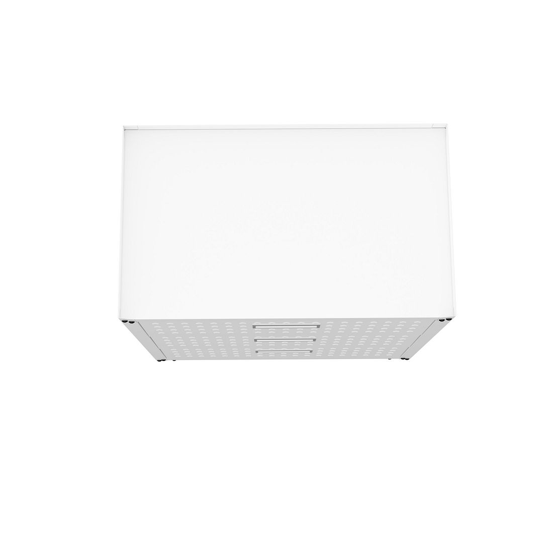 Maximus 31.5" Mobile Garage Chest with Drawers - White