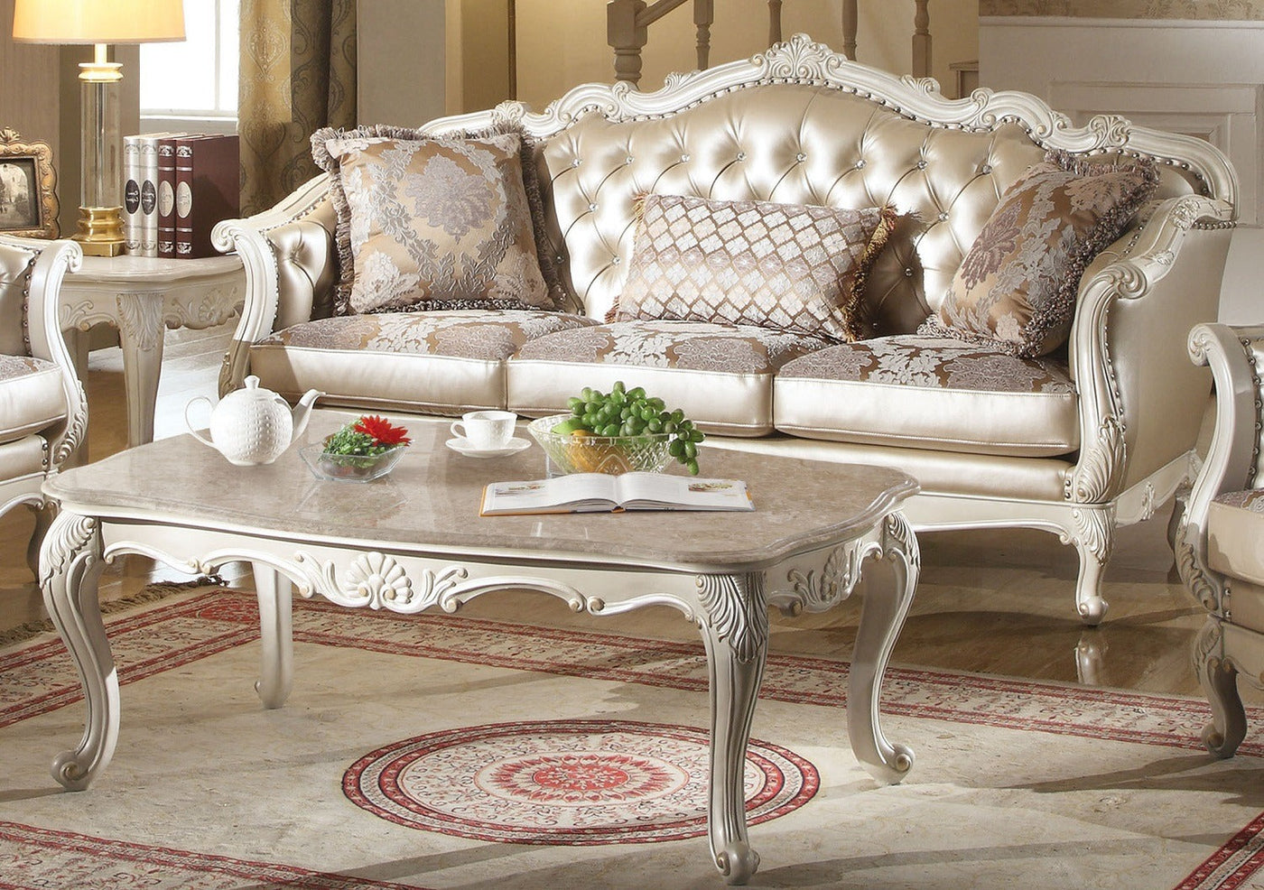 Dauphine Sofa - Pearl White