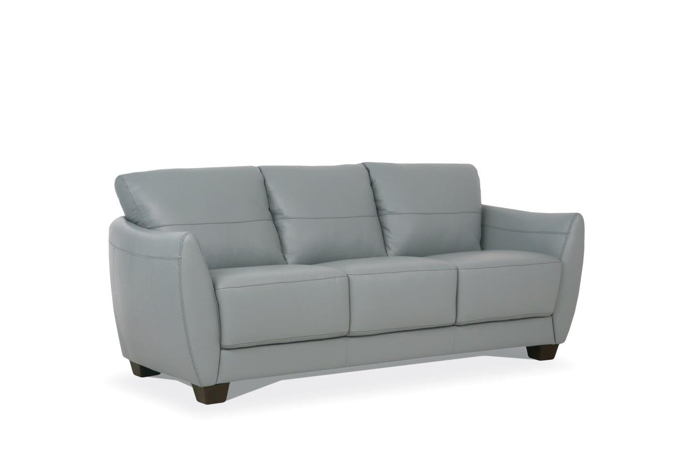 Jon Perse Leather Sofa - Hush Grey