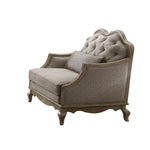 Plumage Accent Chair - Beige and Antique Taupe
