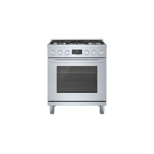 Bosch 30" Industrial Style Dual-Fuel Range Stainlesss Steel - HDS8055C