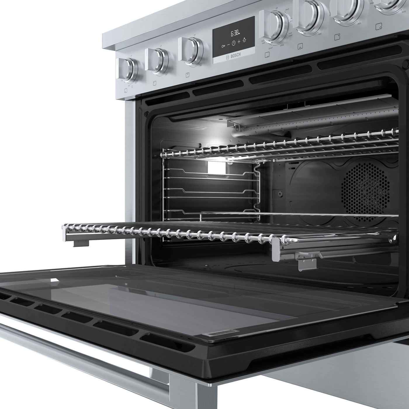 Bosch 36" Industrial Style Duel-Fuel Range Stainless Steel - HDS8655C