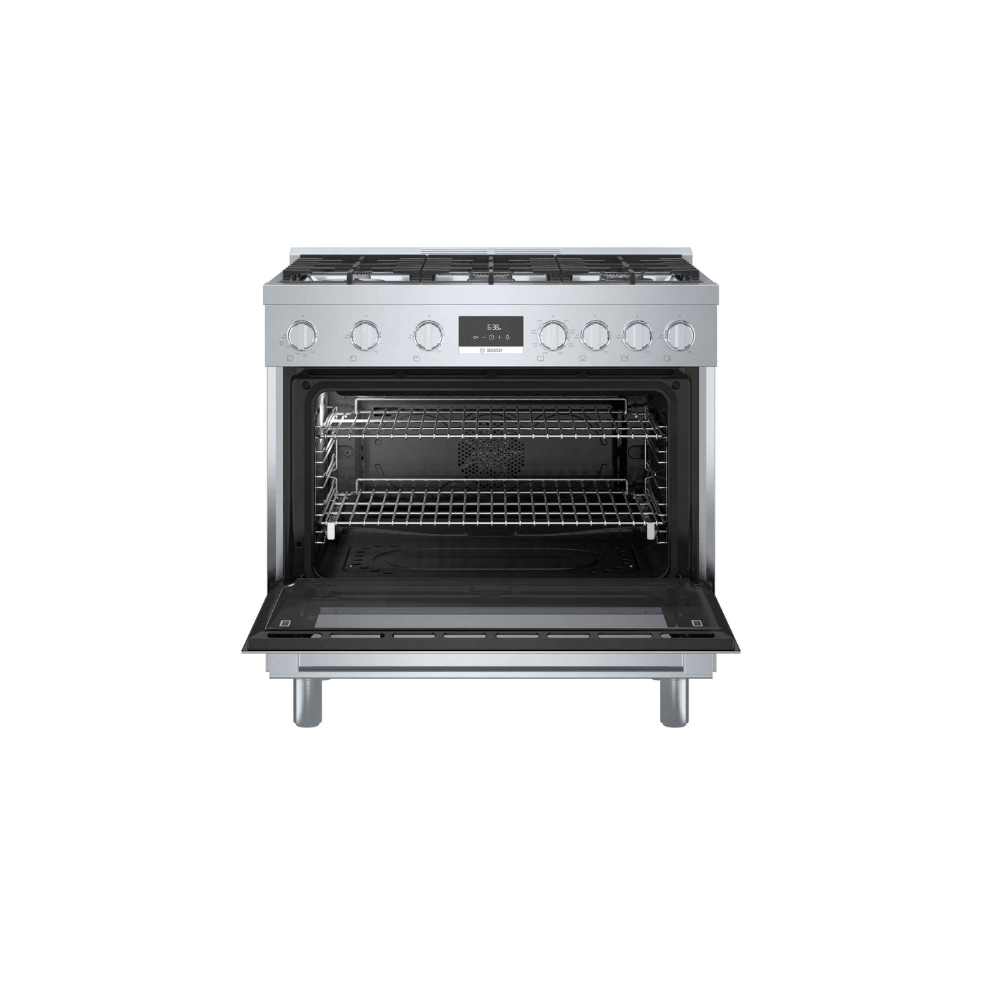 Bosch 36" Industrial Style Duel-Fuel Range Stainless Steel - HDS8655C