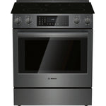 Bosch 30" Black Stainless Steel Electric Slide-in Range - HEI8046C