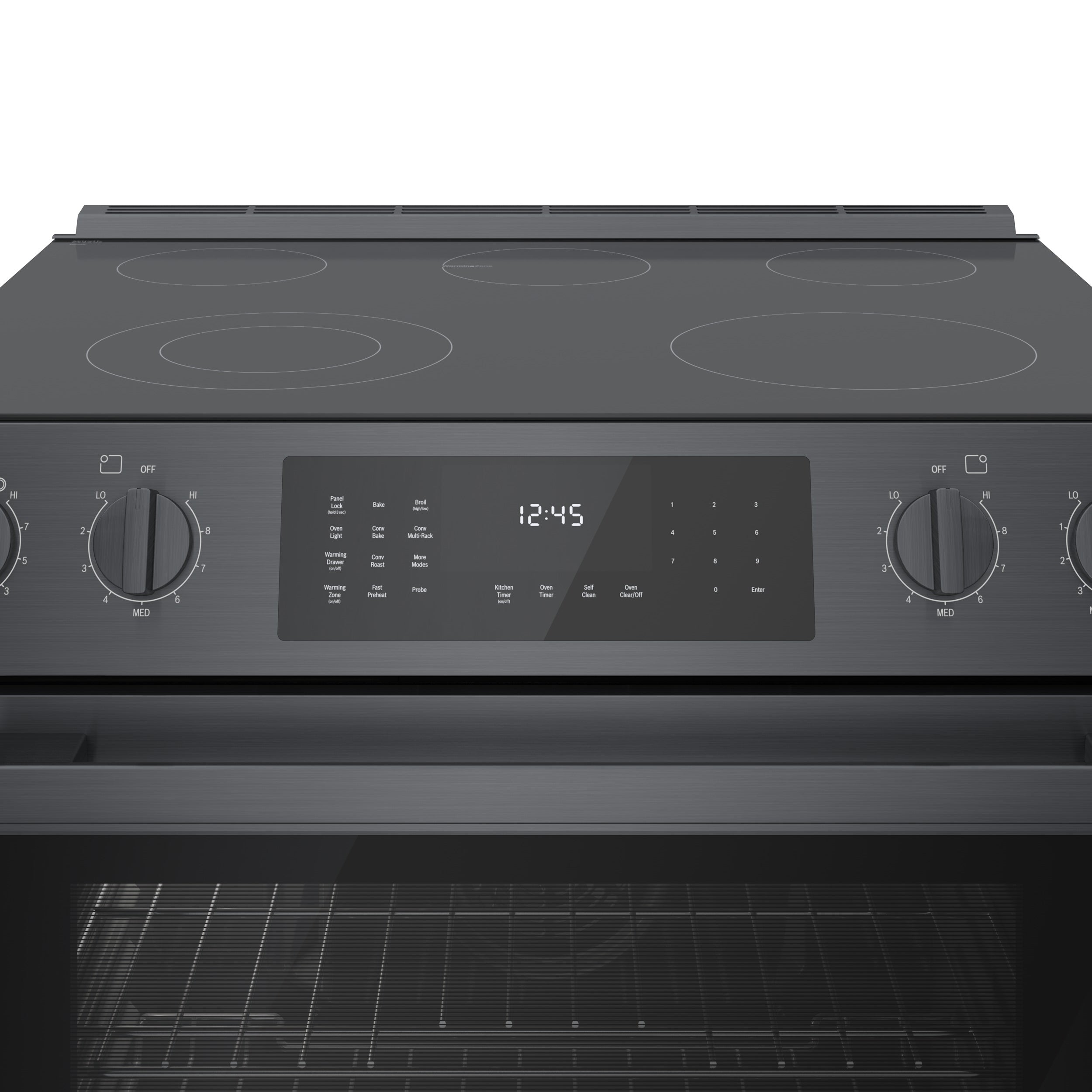 Bosch 30" Black Stainless Steel Electric Slide-in Range - HEI8046C