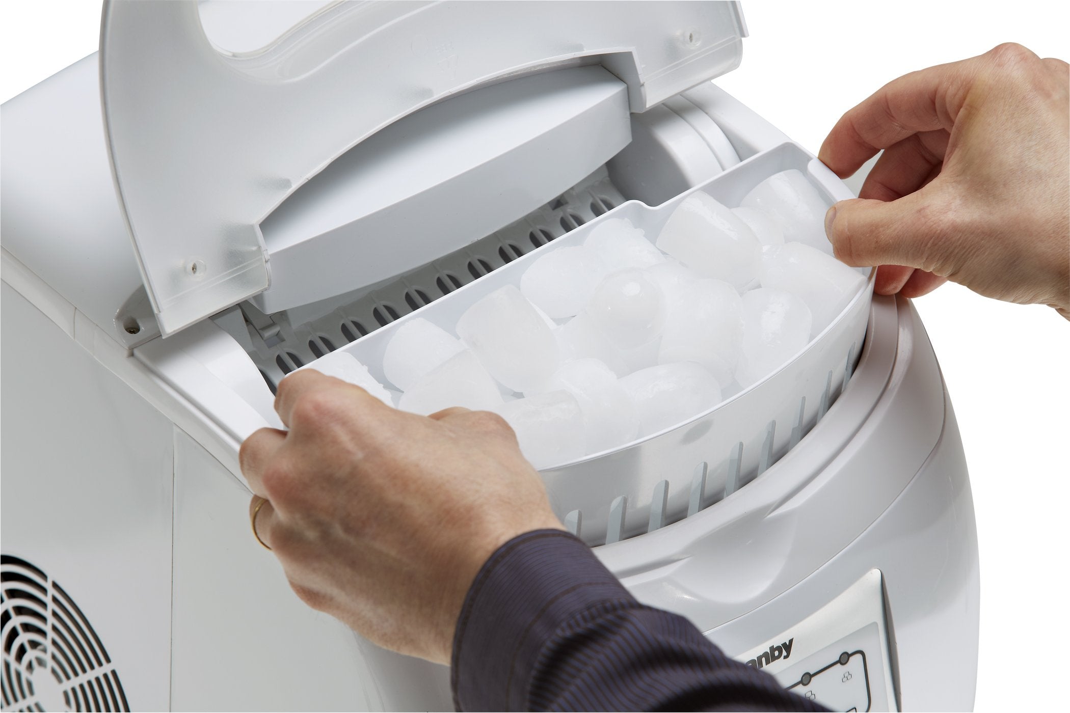 Danby White Ice Maker (25 lbs per day) - DIM2500WDB