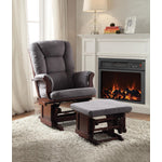 Susan Glider Chair and Ottoman