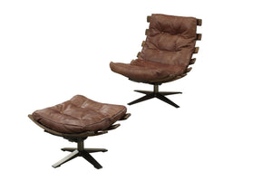 Charlie Brown - I Leather Chair & Ottoman