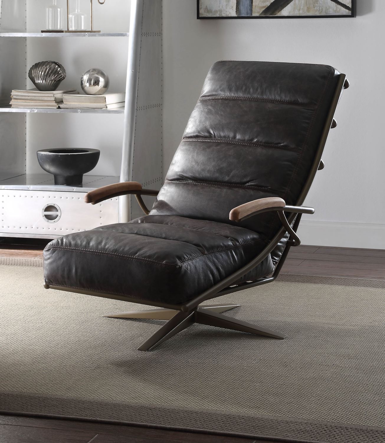 Just Relax Leather Accent Chair