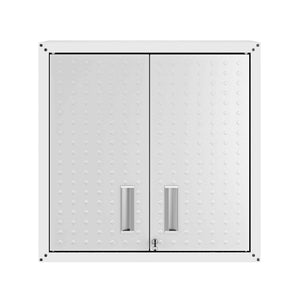 Maximus Floating Garage Cabinet - White