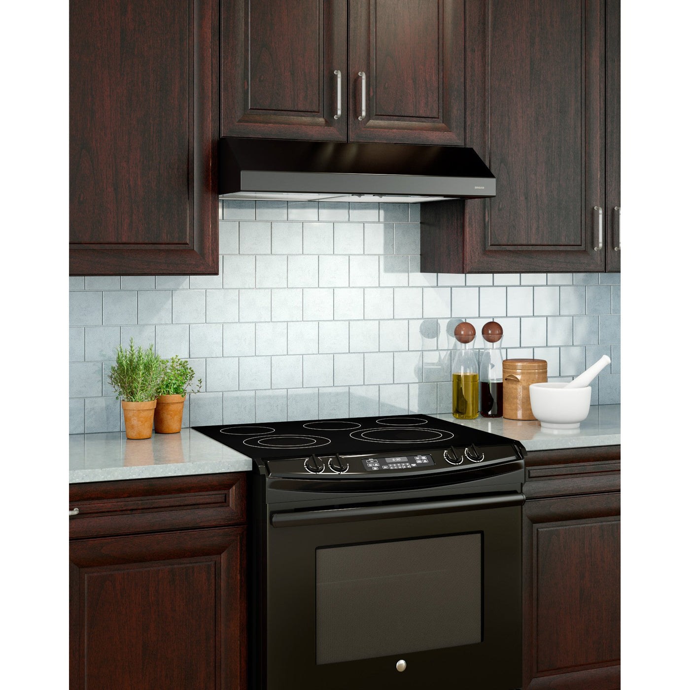 Broan Black 30" 300 Max CFM Under-the-Cabinet Range Hood - BCSEK130BL