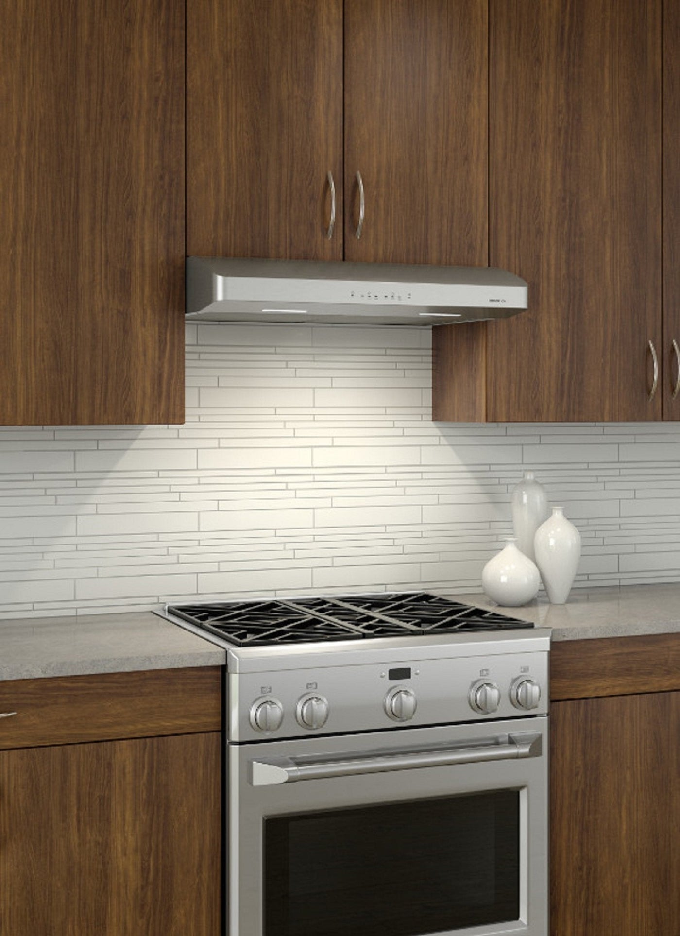 Broan Stainless Steel 30" 650 Max CFM Under-the-Cabinet Range Hood - ERLE130SS