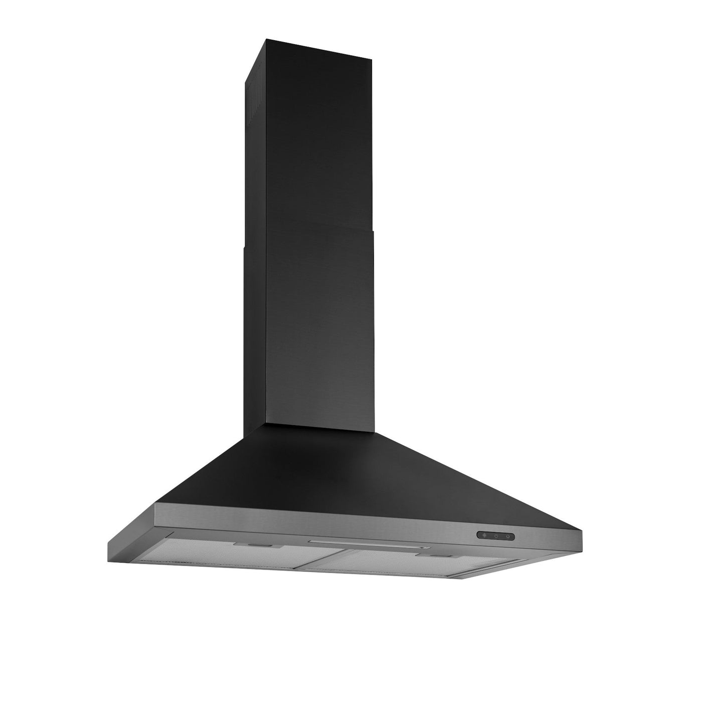 Broan Black Stainless Steel 30" 460 Max CFM Pyramidal Chimney Range Hood - EW4830BLS