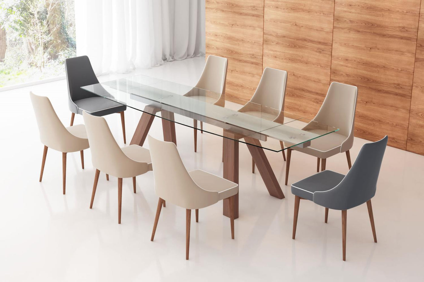 La Paz Dining Chair - Grey- Set Of 2