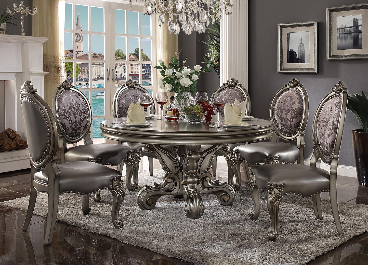 Escalera Side Chair - Silver - Set of 2