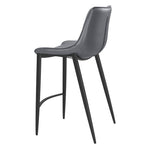 Teglberg Counter Height Stool - Dark Grey/Black - Set of 2