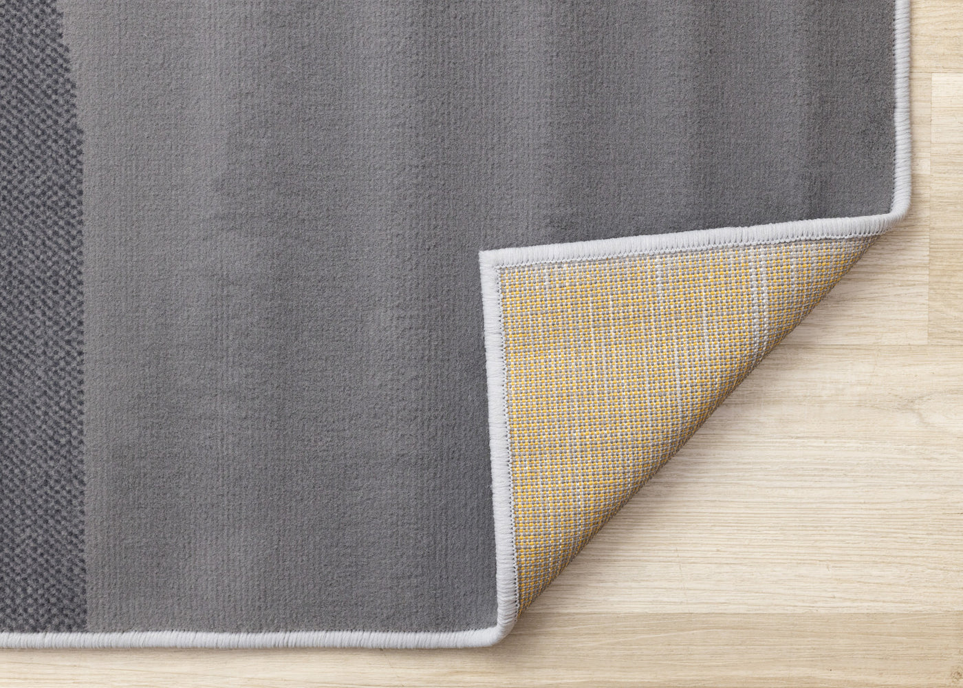 Functional Contemporary Area Rug - Grey - 5' X 8'