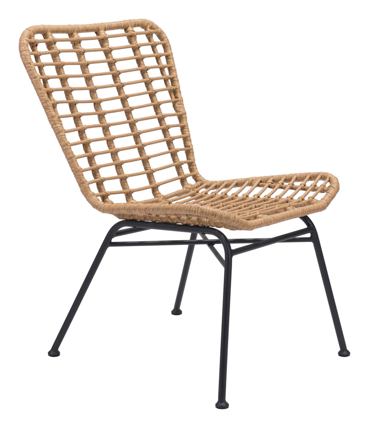 Rosthern Outdoor Dining Chair - Natural/Black - Set of 2