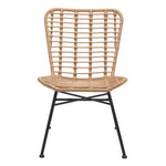 Rosthern Outdoor Dining Chair - Natural/Black - Set of 2