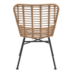Rosthern Outdoor Dining Chair - Natural/Black - Set of 2