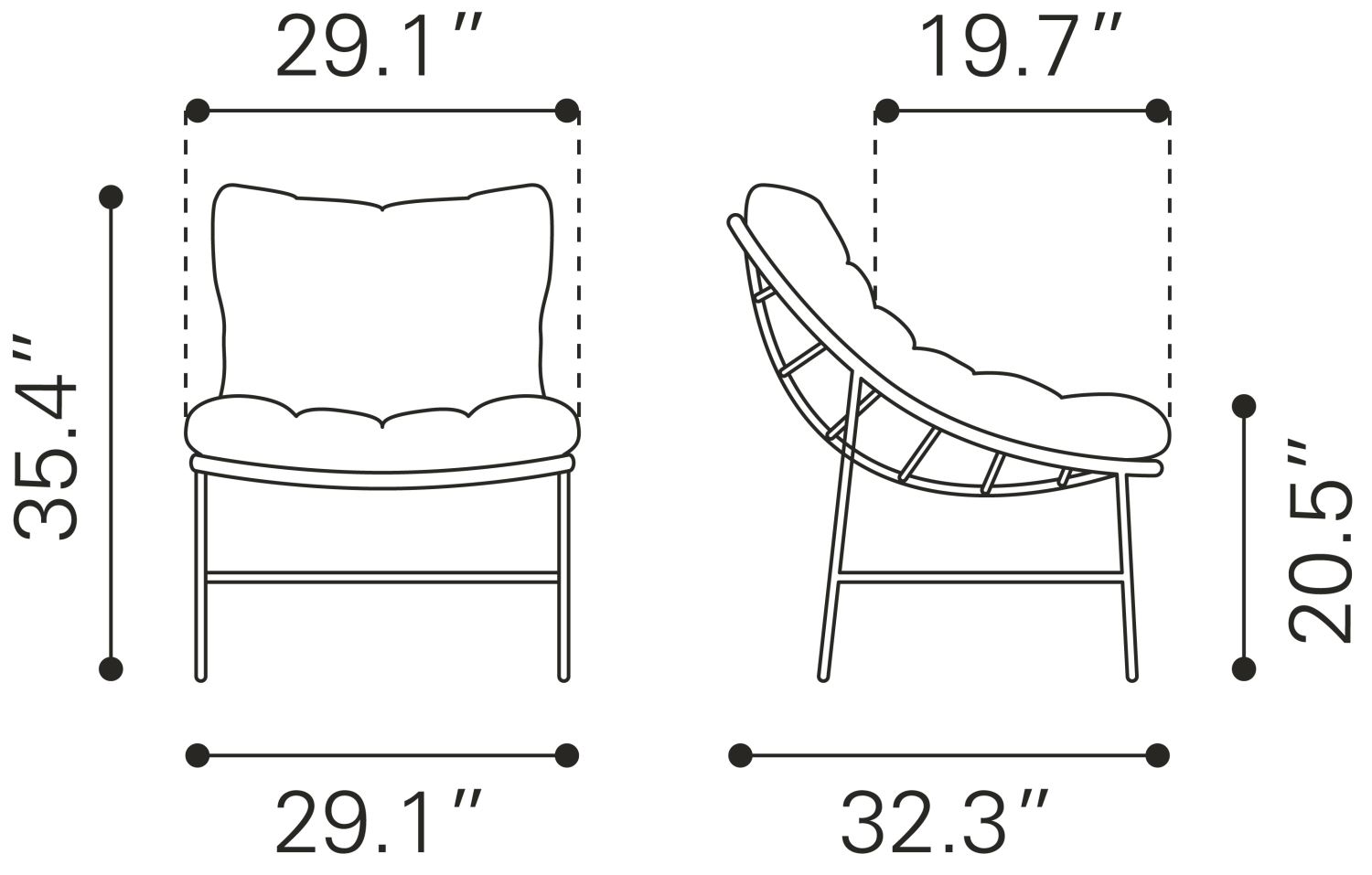 Rorketon Outdoor Accent Chair - Beige/Natural
