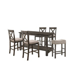 Ovo 7-Piece Counter-Height Dining Set