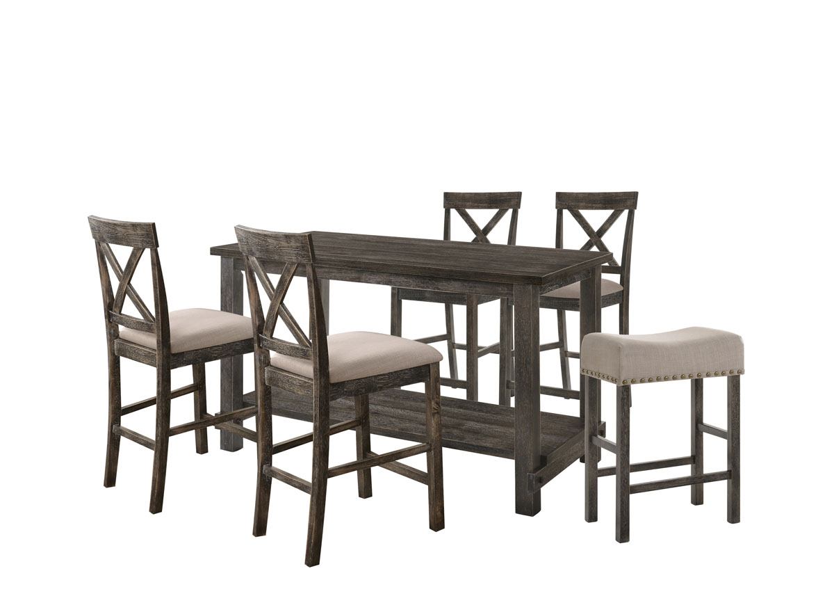 Ovo 7-Piece Counter-Height Dining Set
